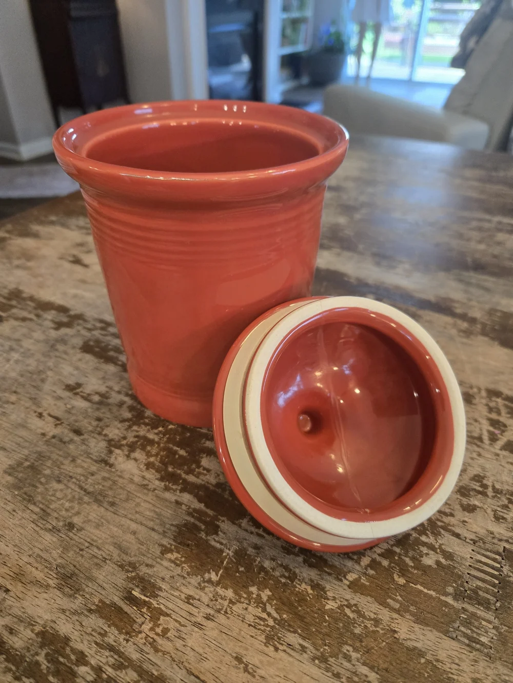 Fiesta 1 qt. Ceramic Storage Canister with Lid